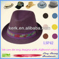 Hot Selling Newest Purple 100% hot selling hat straw hat paper straw hat,LSP42